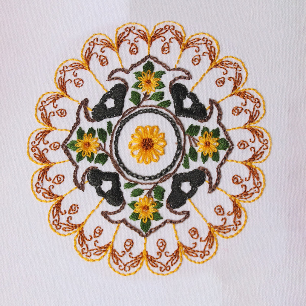 Rubbyoo Embroidery Kit - Yellow Petal Handmade Craft | Beginner Friendly Stitch - image 9