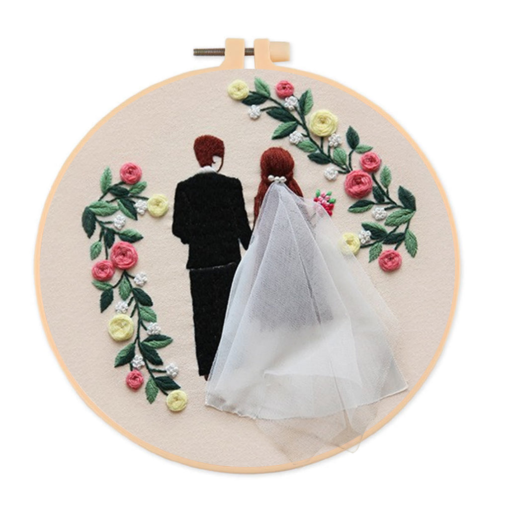 Rubbyoo Embroidery Kit - Romantic Wedding Series Gifts | Personalized Handicraft Decoration - D - image 3