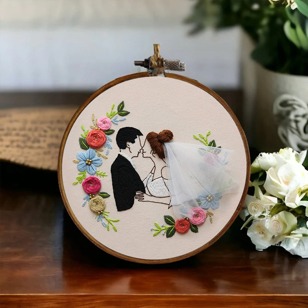 Rubbyoo Embroidery Kit - Romantic Wedding Series Gifts | Personalized Handicraft Decoration - image 10