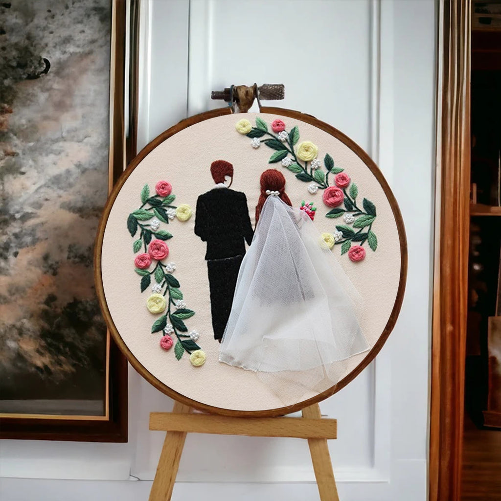 Rubbyoo Embroidery Kit - Romantic Wedding Series Gifts | Personalized Handicraft Decoration - image 9