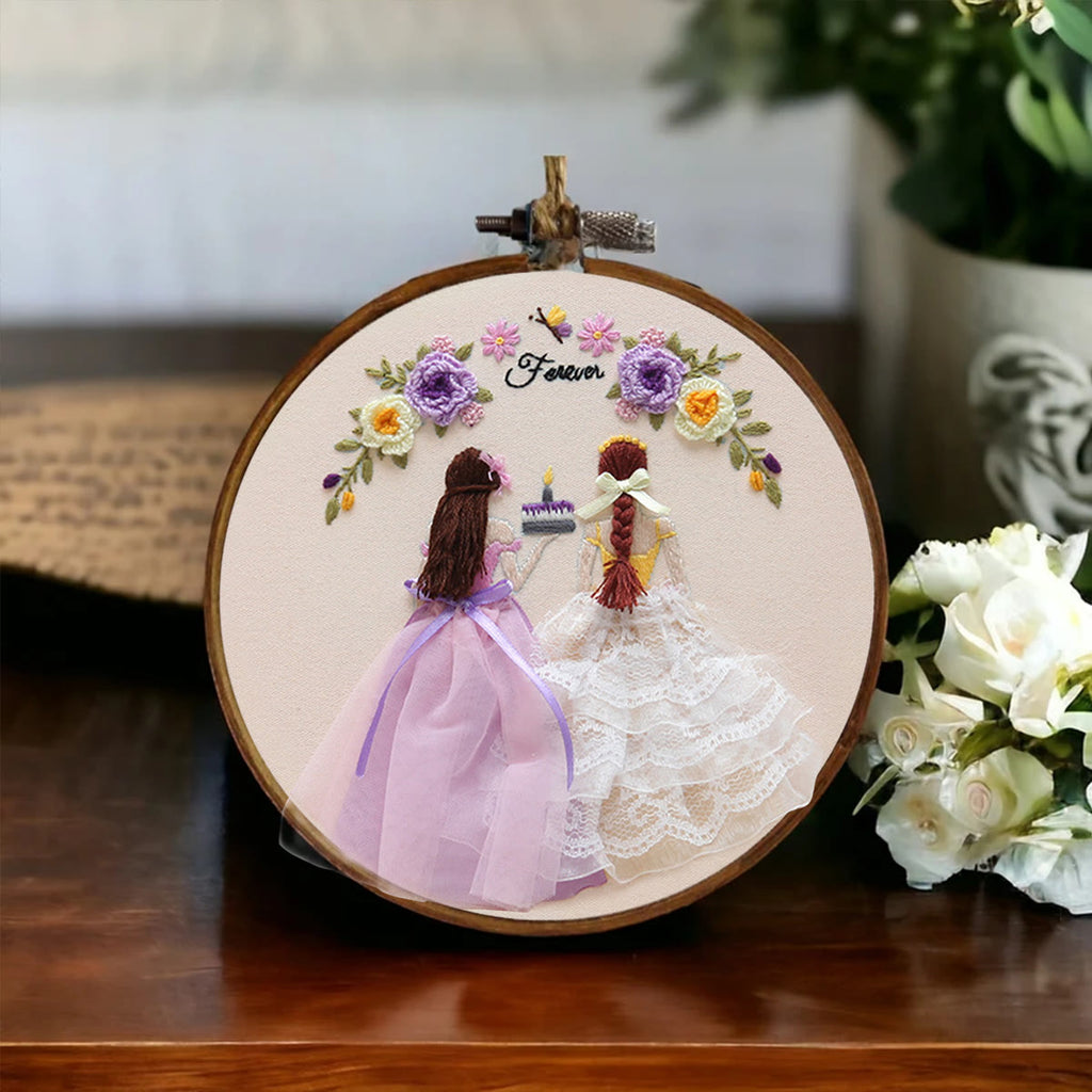 Rubbyoo Embroidery Kit - Romantic Wedding Series Gifts | Personalized Handicraft Decoration - image 11