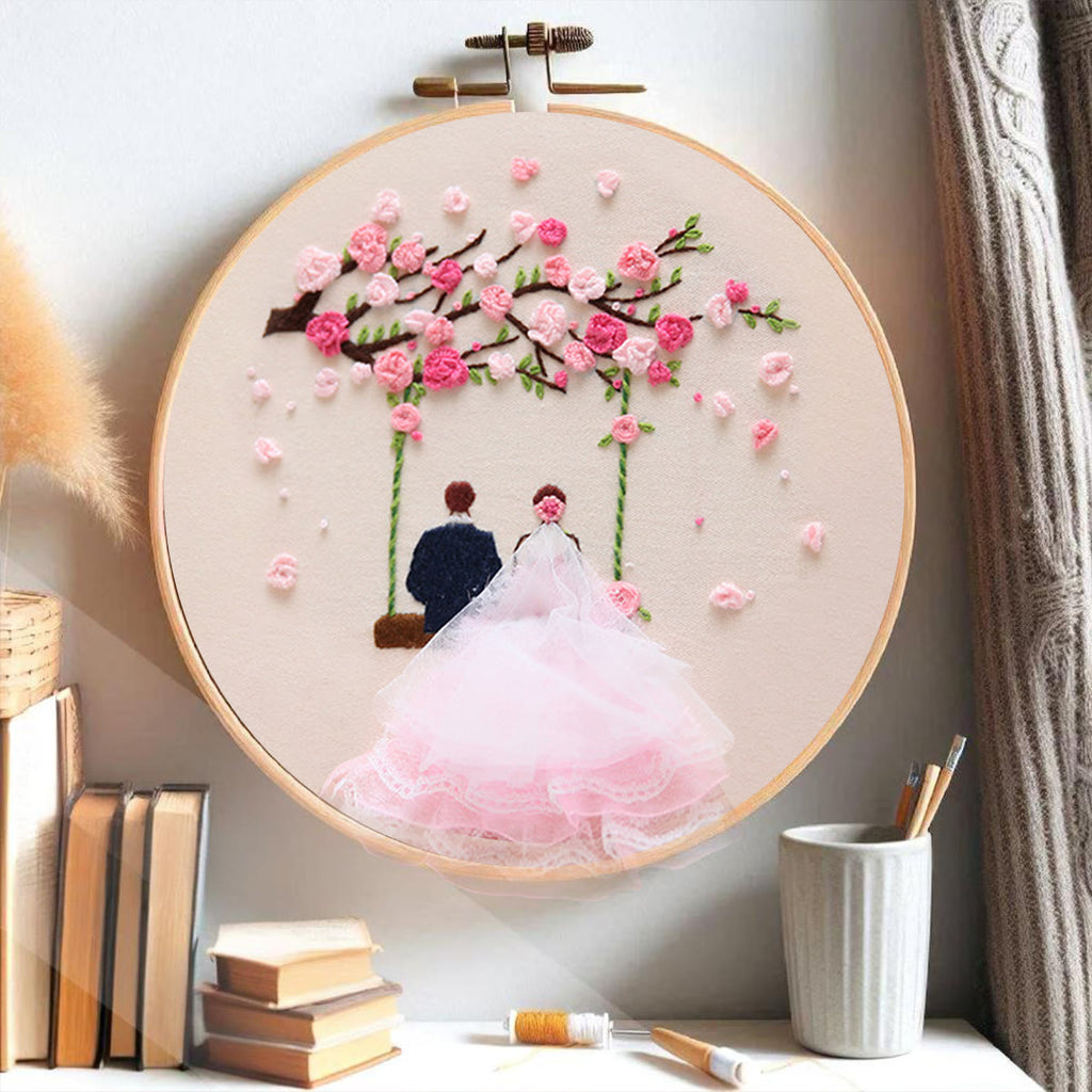 Rubbyoo Embroidery Kit - Romantic Wedding Series Gifts | Personalized Handicraft Decoration - image 7