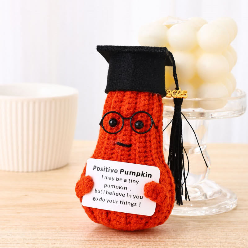 Handmade  Graduation Crochet - Creative Inspirational Potato Crochet  | Graduation Gift For Friends - Pumpkin - image 5