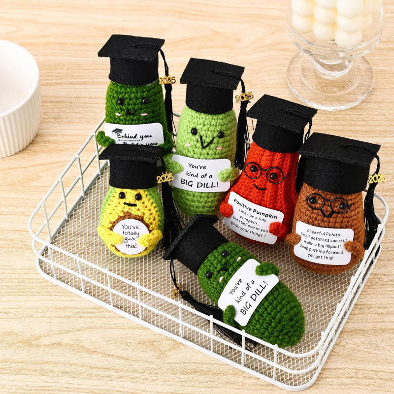 Handmade  Graduation Crochet - Creative Inspirational Potato Crochet  | Graduation Gift For Friends - image 2