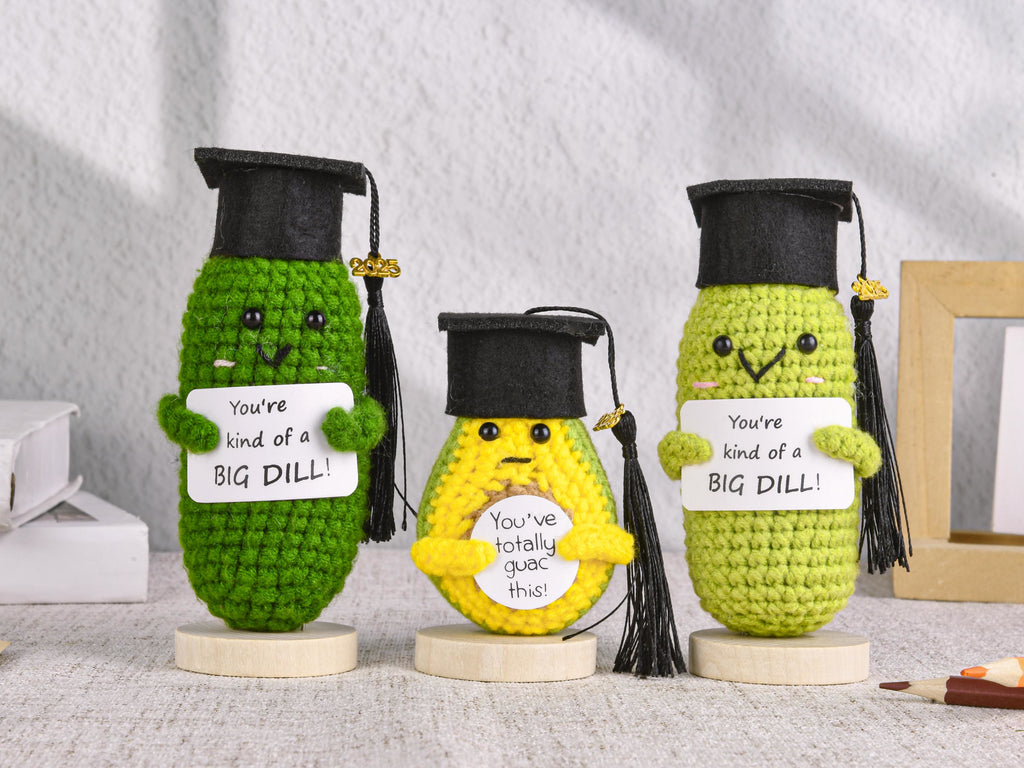 Handmade  Graduation Crochet - Creative Inspirational Potato Crochet  | Graduation Gift For Friends - image 0