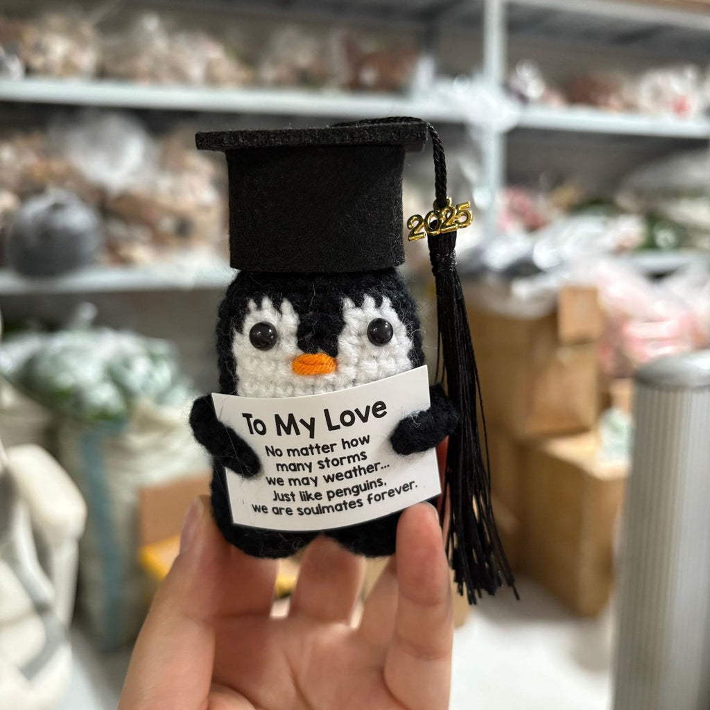 Handmade Graduation Crochet - Various Graduation Series Dolls | Gifts For Graduate Day - Penguin - image 7