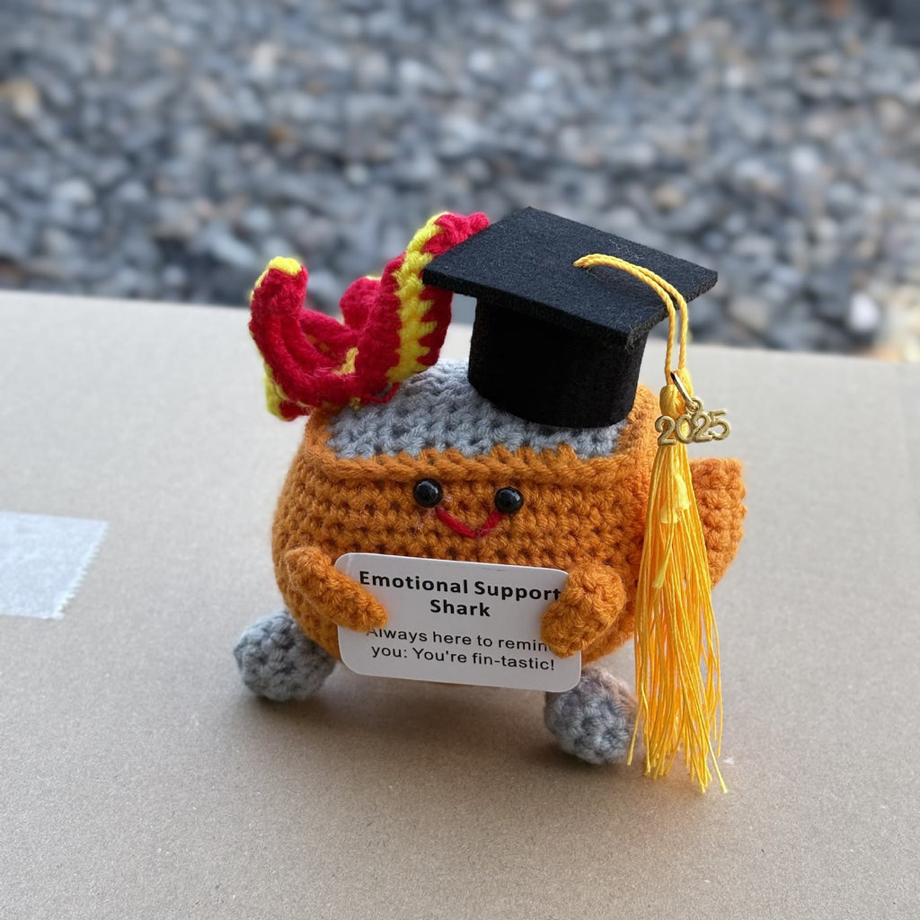 Handmade Graduation Crochet - Dumpster Fire | Lovely Emotions Support Toys | Gifts For Busy Graduation Season - S - image 20