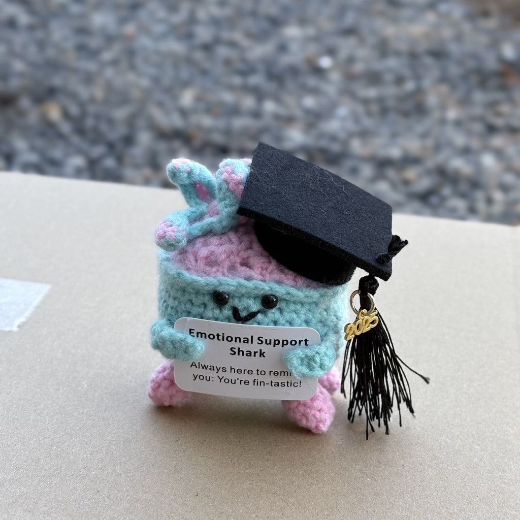 Handmade Graduation Crochet - Dumpster Fire | Lovely Emotions Support Toys | Gifts For Busy Graduation Season - L - image 13