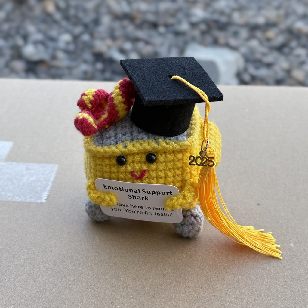 Handmade Graduation Crochet - Dumpster Fire | Lovely Emotions Support Toys | Gifts For Busy Graduation Season - R - image 19