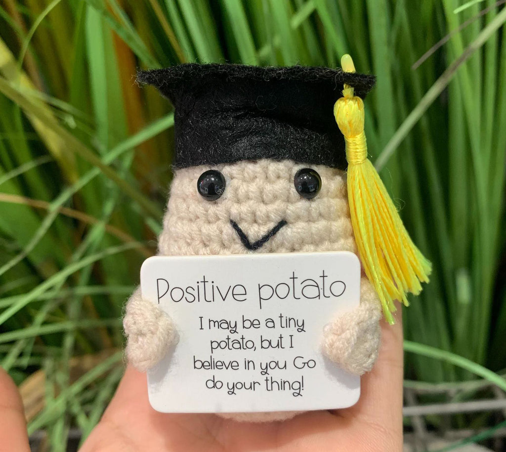 Handmade Graduation Crochet - Various Graduation Series Dolls | Gifts For Graduate Day - Potato A - image 1