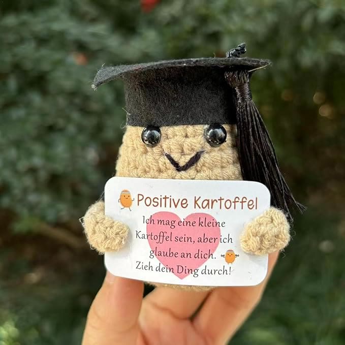 Handmade Graduation Crochet - Various Graduation Series Dolls | Gifts For Graduate Day - Potato B - image 2