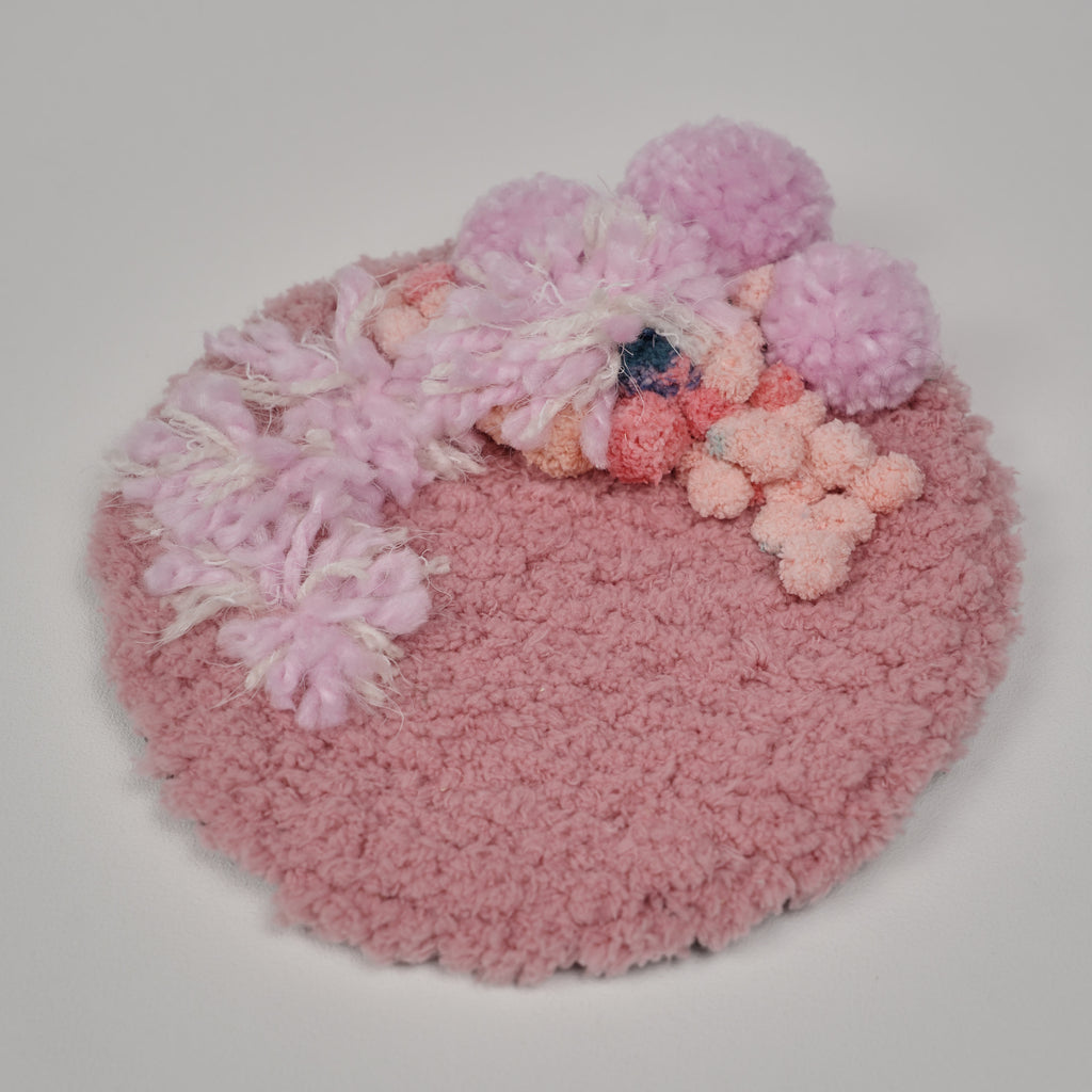 Handmade Pink Moss Crochet Coasters- Unique Home Ornament | Prefect Gifts For Lovers - image 3