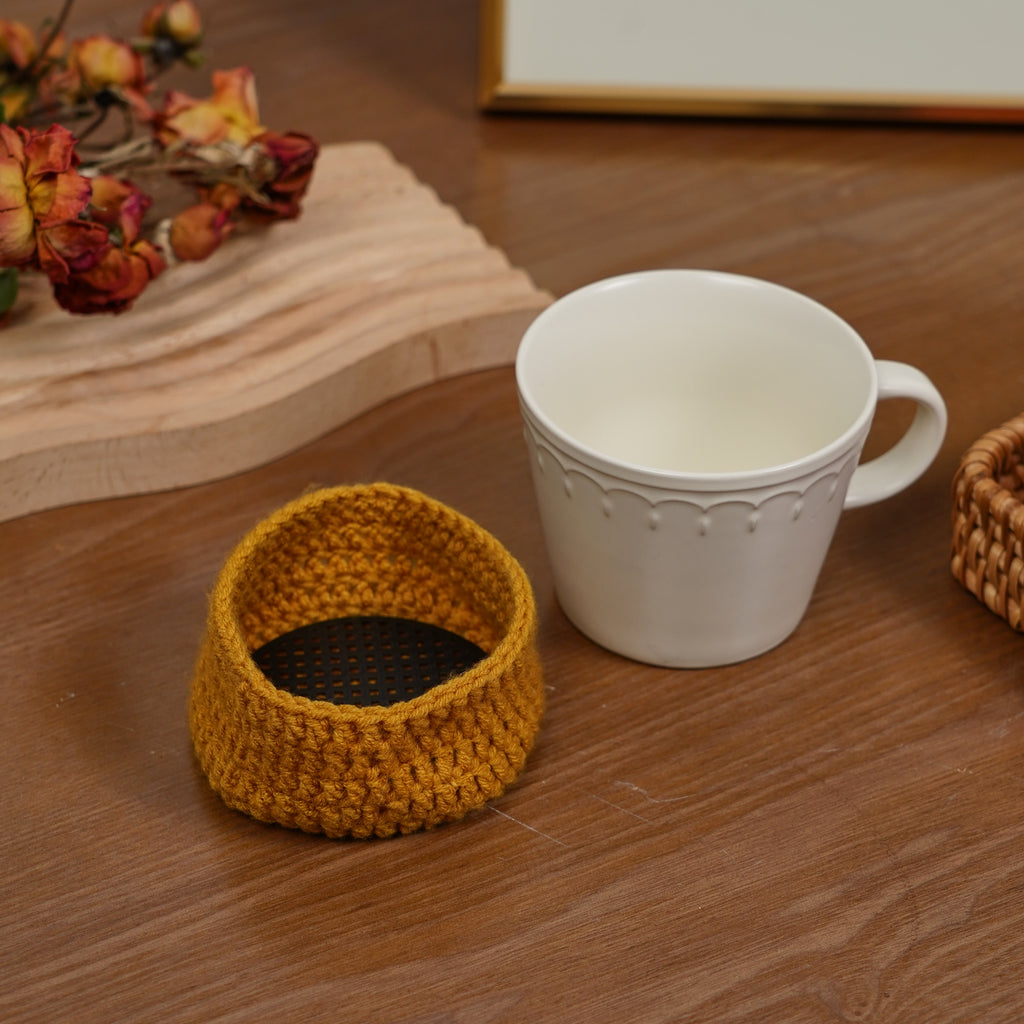 Handmade Flower Woven Coasters Crochet - Creative Crochet Crafts | Perfect Gifts For Mother  - image 8