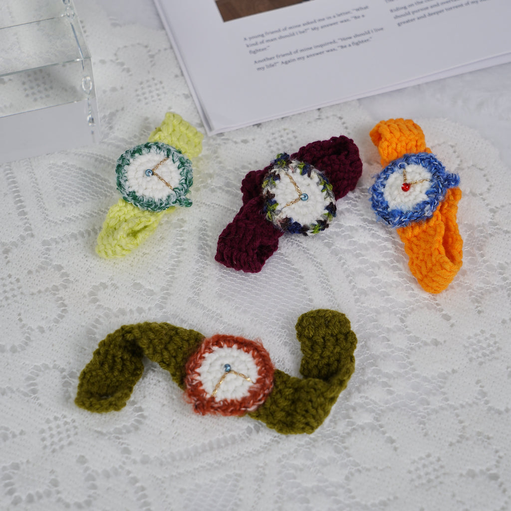 Handmade Crocheted Watches -  Cute Crocheted Craft   | Fashion Accessories | Anniversary Gifts for Couples - image 2
