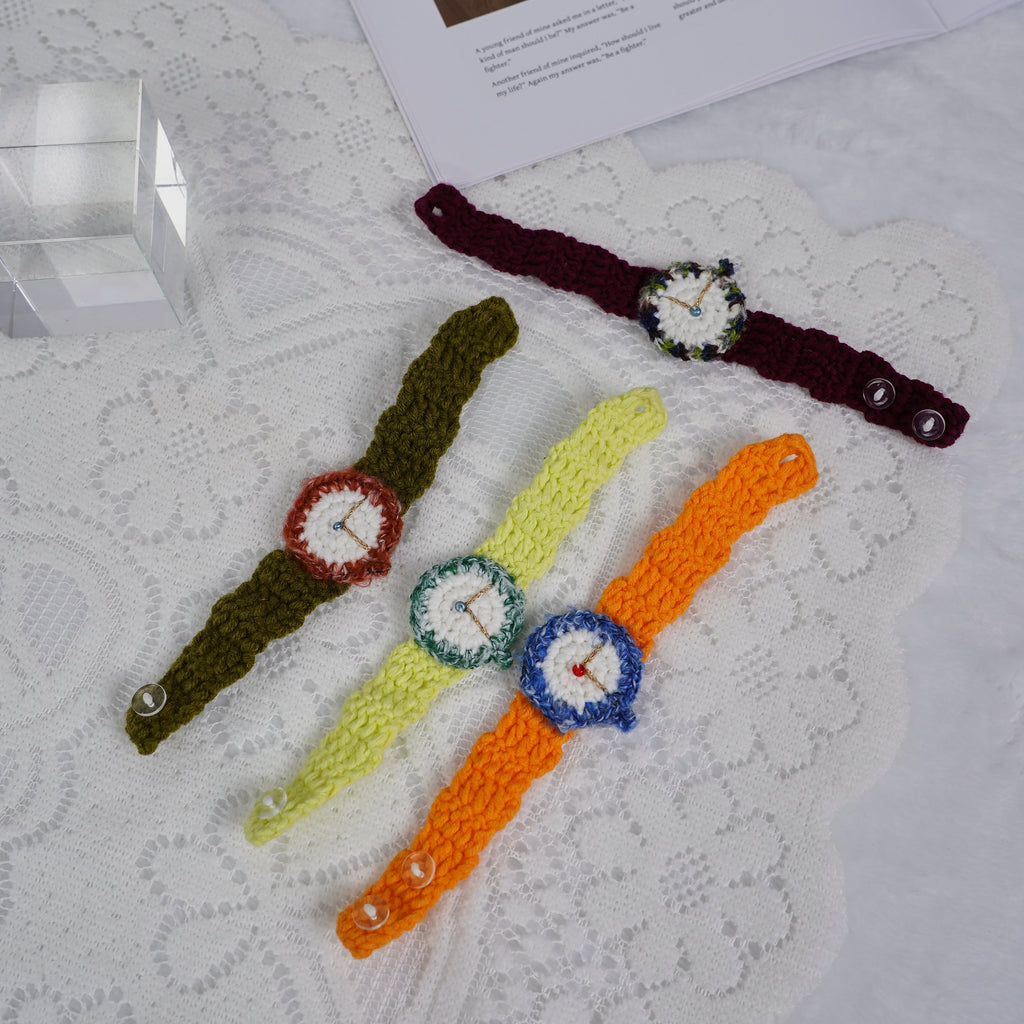 Handmade Crocheted Watches -  Cute Crocheted Craft   | Fashion Accessories | Anniversary Gifts for Couples - image 1