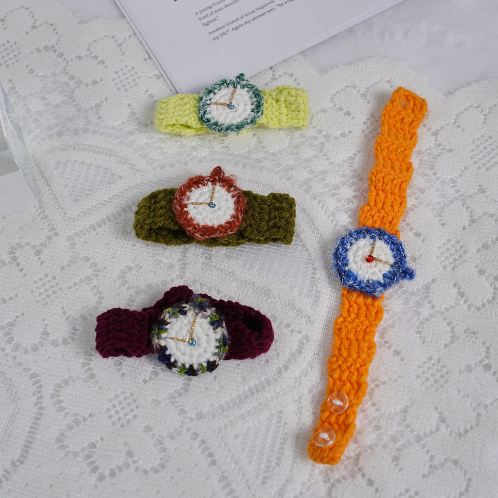 Handmade Crocheted Watches -  Cute Crocheted Craft   | Fashion Accessories | Anniversary Gifts for Couples - image 12
