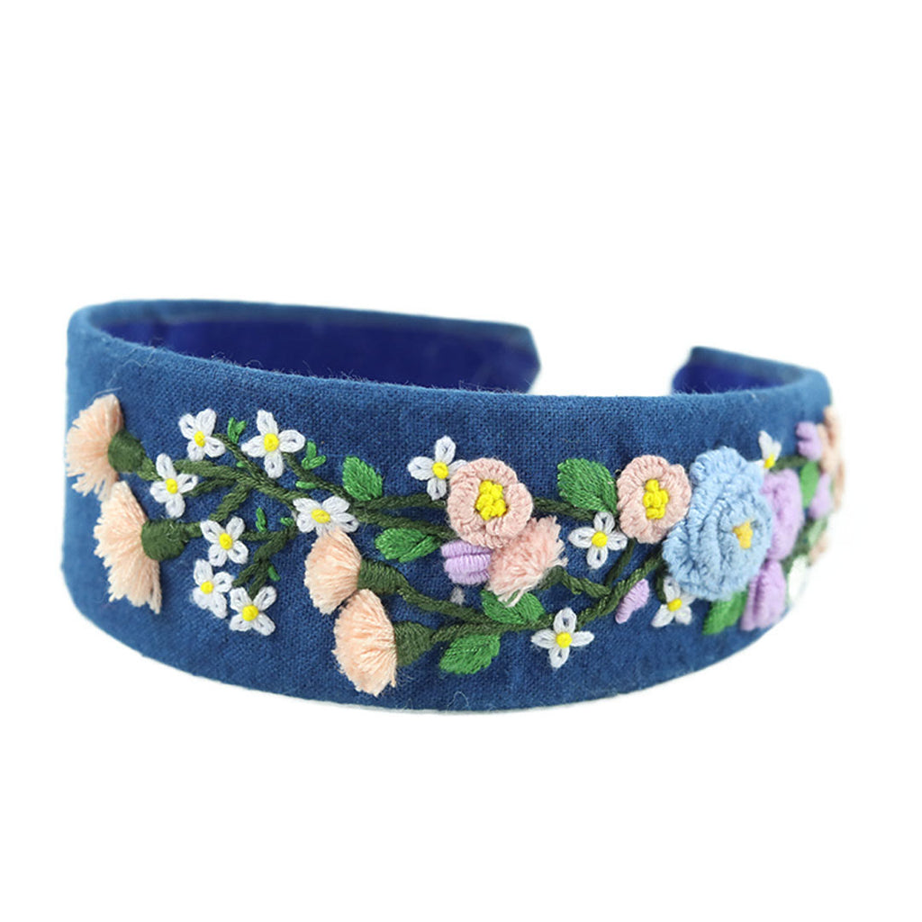 Embroidery Headband - Flower Hair Accessories | Aesthetic Gift For Bridesmaid  - image 11