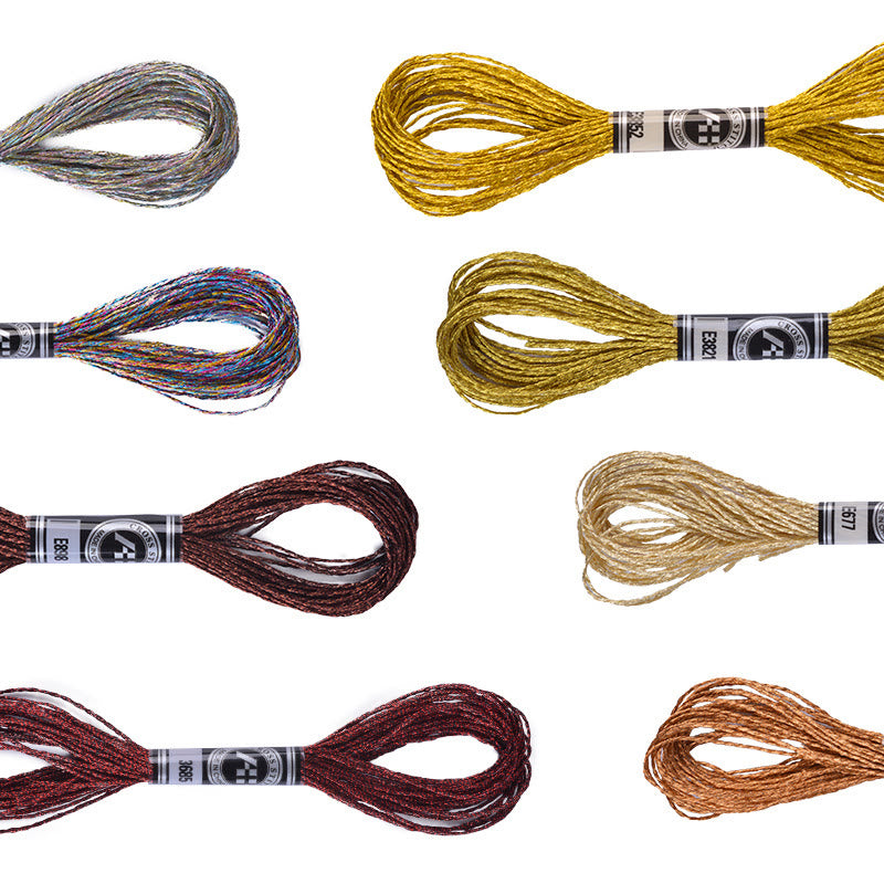 Gradient Embroidery Thread - 8 Meters 12 Strands  Gold And Silver Thread | Diy Handmade Wire - image 3