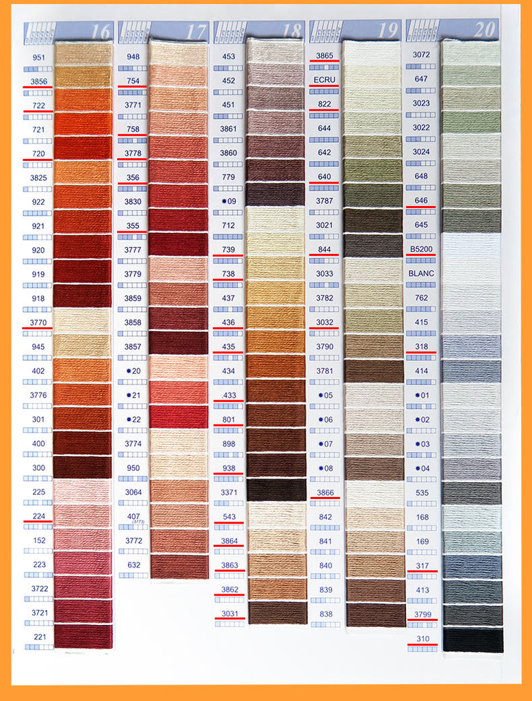 Embroidery Thread Sets - 4m And  8m Thread Kit With Floss Bobbins |  Various Colors Cotton Thread  - image 4