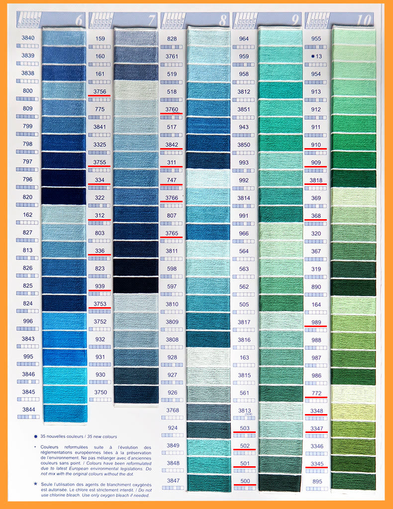 Embroidery Thread Sets - 4m And  8m Thread Kit With Floss Bobbins |  Various Colors Cotton Thread  - image 5