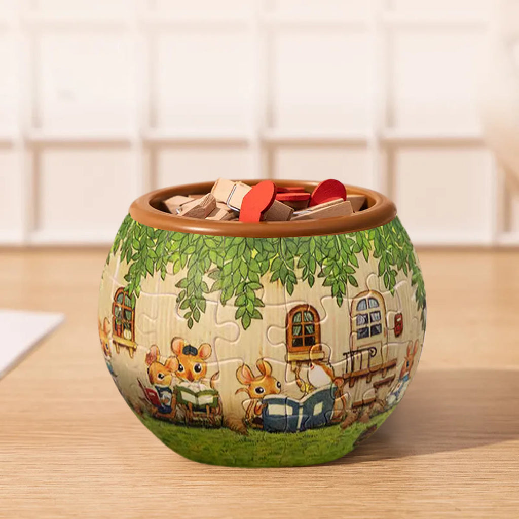 Cute Mouses- 3d Jigsaw Puzzle Planter - image 5