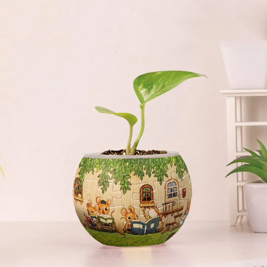 Cute Mouses- 3d Jigsaw Puzzle Planter - image 6