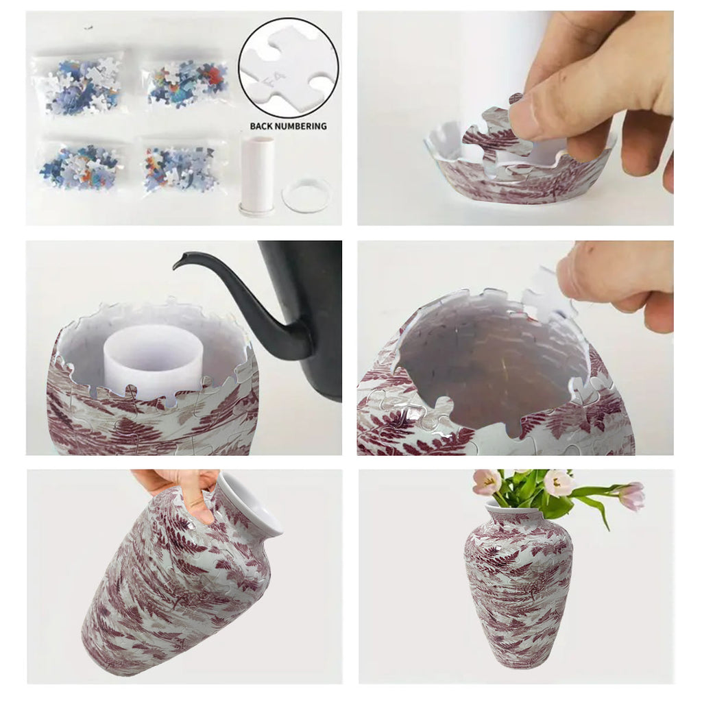  Maple Leaf  - 3d Jigsaw Puzzle Vase - image 2