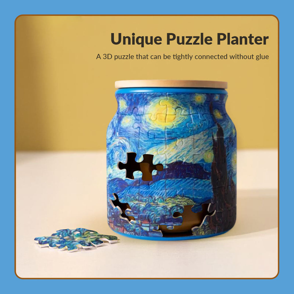 Starry Sky - 3d Jigsaw Puzzle Planter - image 1