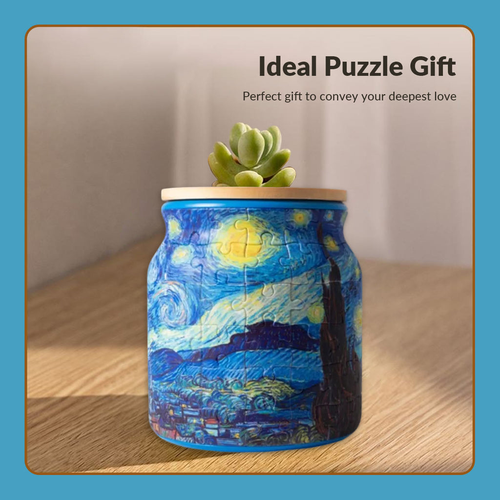 Starry Sky - 3d Jigsaw Puzzle Planter - image 4