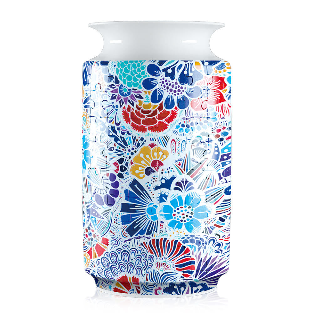 Stylish Flowers - 3d Jigsaw Puzzle Vase - Stylish Flowers - image 0