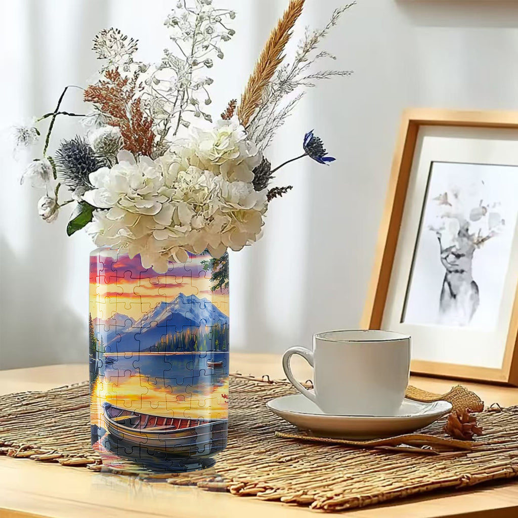 Dusk Scenery - 3d Jigsaw Puzzle Vase - image 5