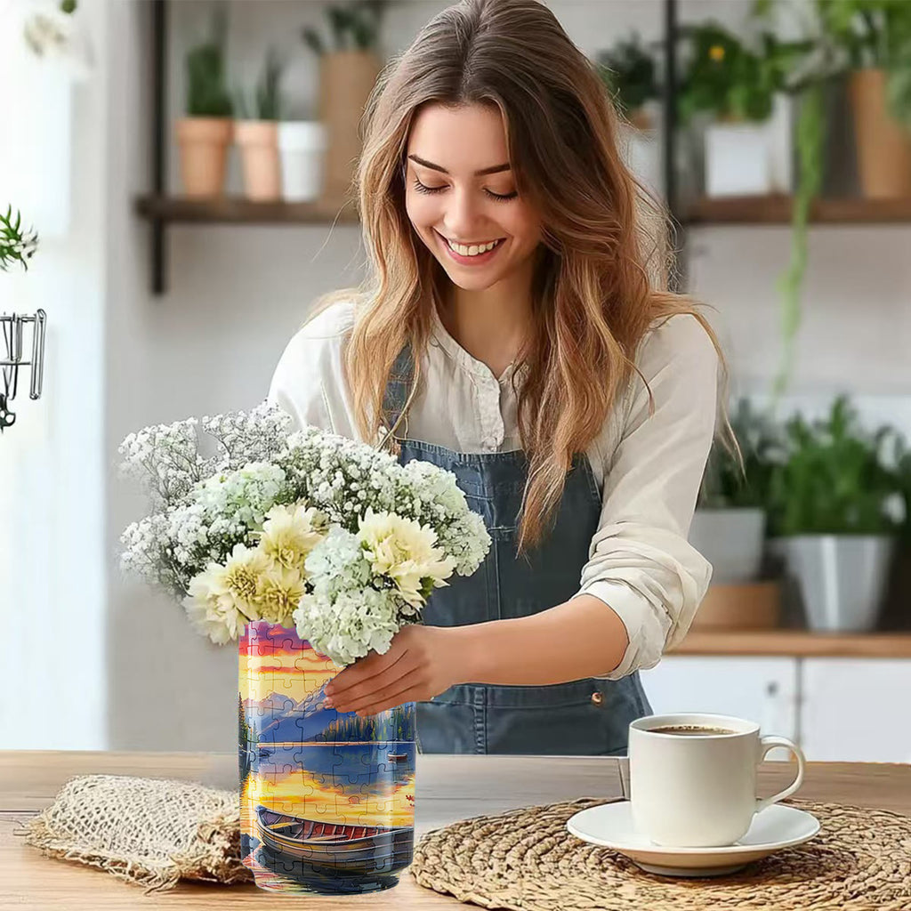 Dusk Scenery - 3d Jigsaw Puzzle Vase - image 7