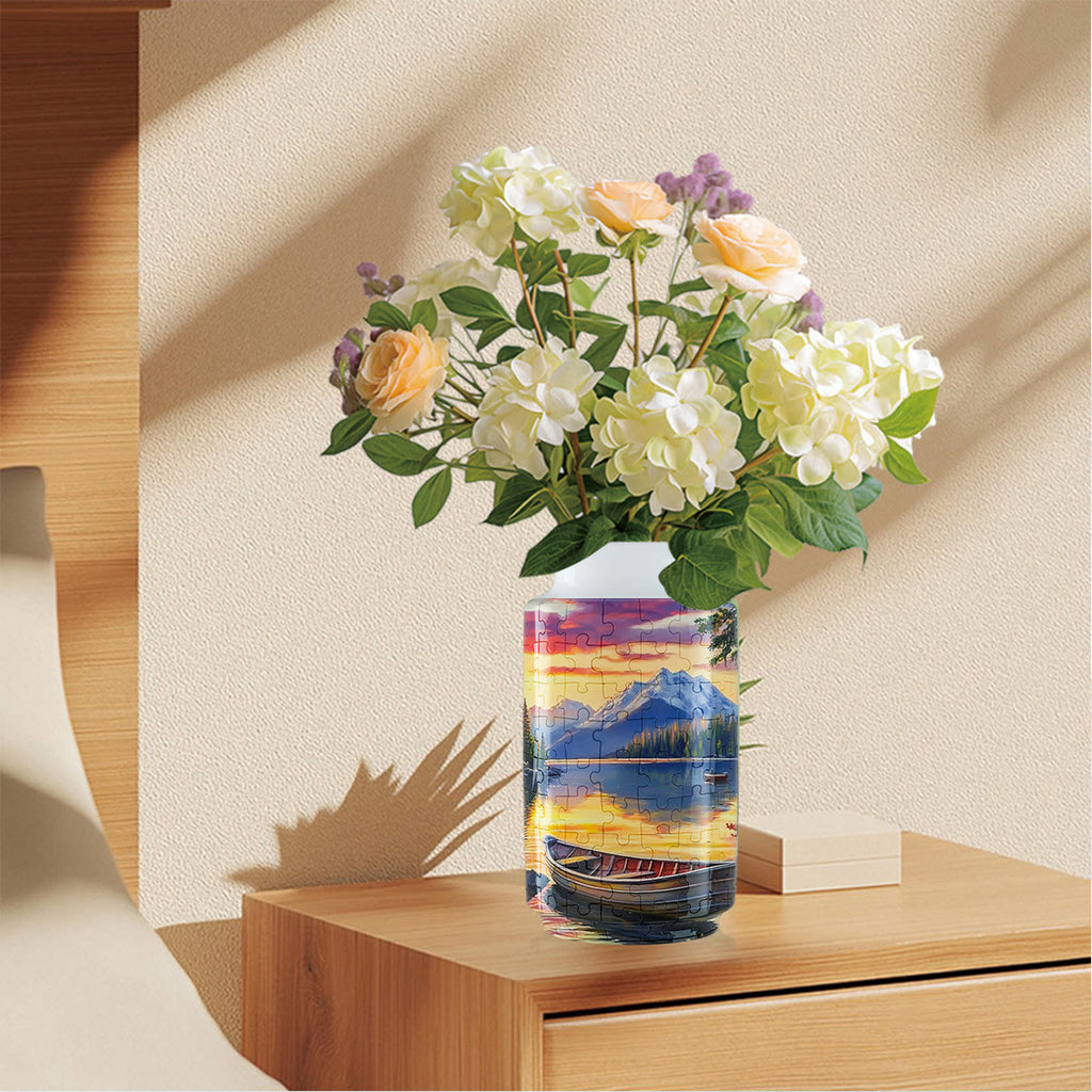 Dusk Scenery - 3d Jigsaw Puzzle Vase - image 6