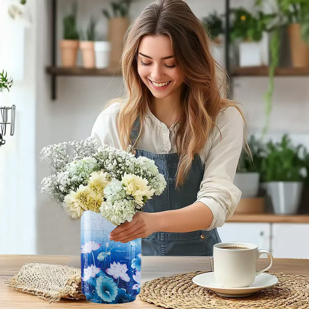 Lotus Pond - 3d Jigsaw Puzzle Vase - image 7