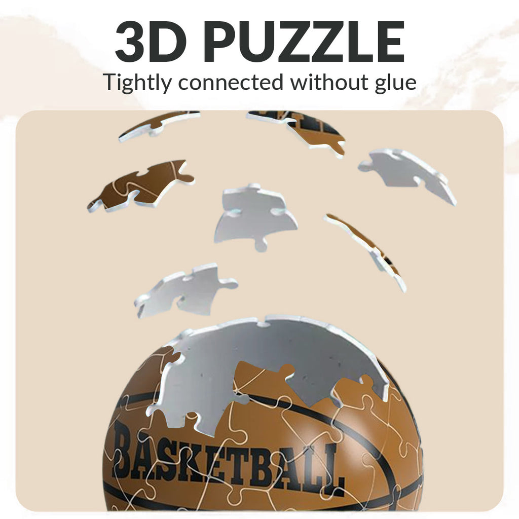 Basketball  - 3d Jigsaw Puzzle  - image 3