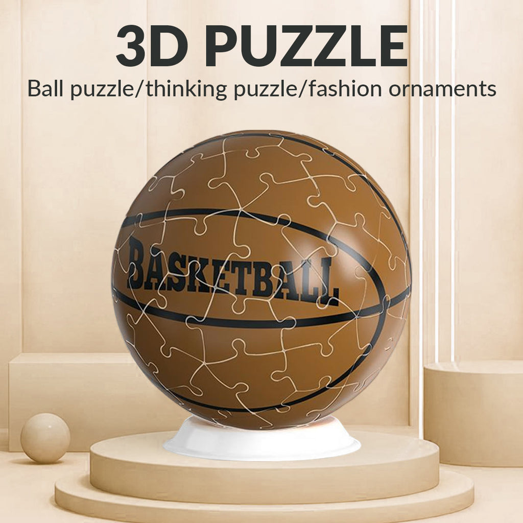 Basketball  - 3d Jigsaw Puzzle  - image 2