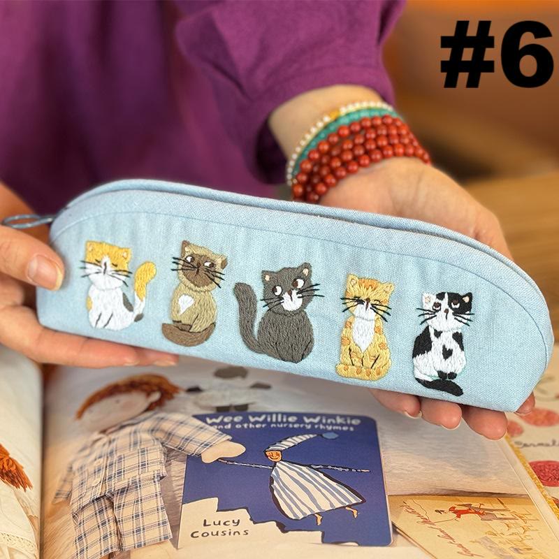 Embroidery Pencil Case Kits | Handmade Storage Box |  Children's Pencil Pouch - #6 - image 8