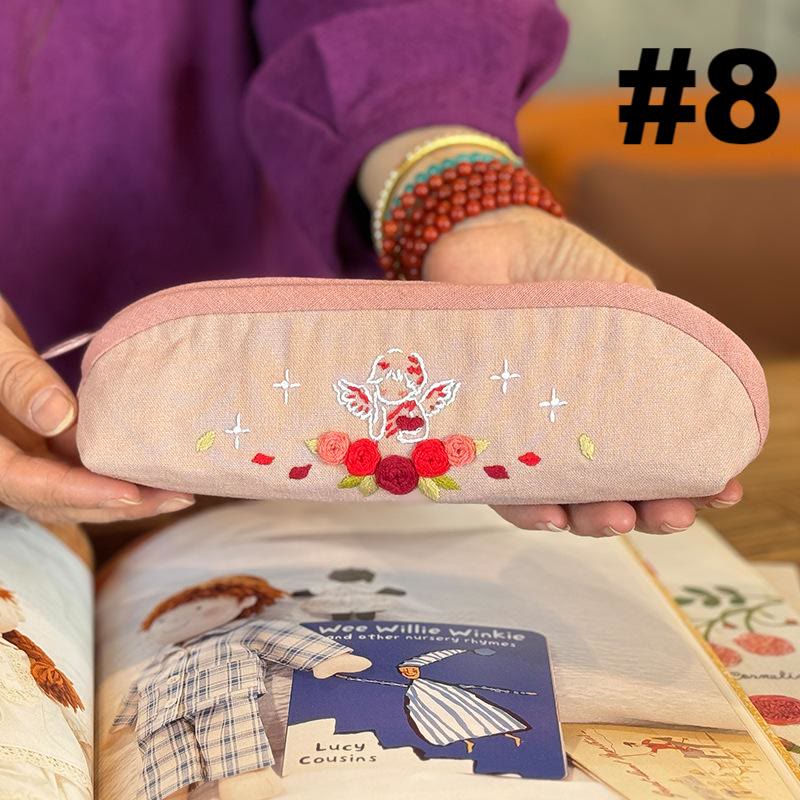 Embroidery Pencil Case Kits | Handmade Storage Box |  Children's Pencil Pouch - #8 - image 10