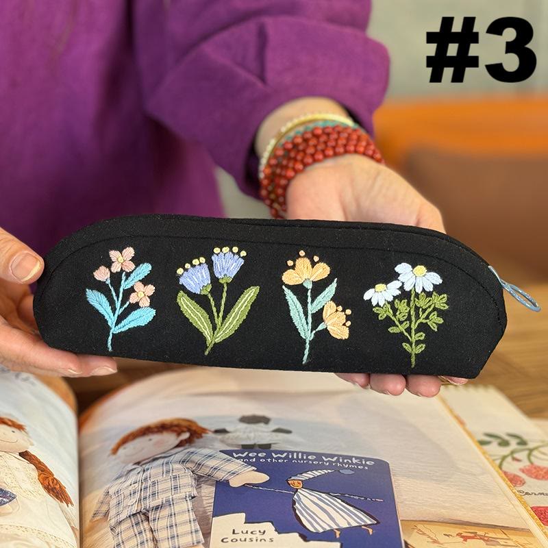 Embroidery Pencil Case Kits | Handmade Storage Box |  Children's Pencil Pouch - #3 - image 5