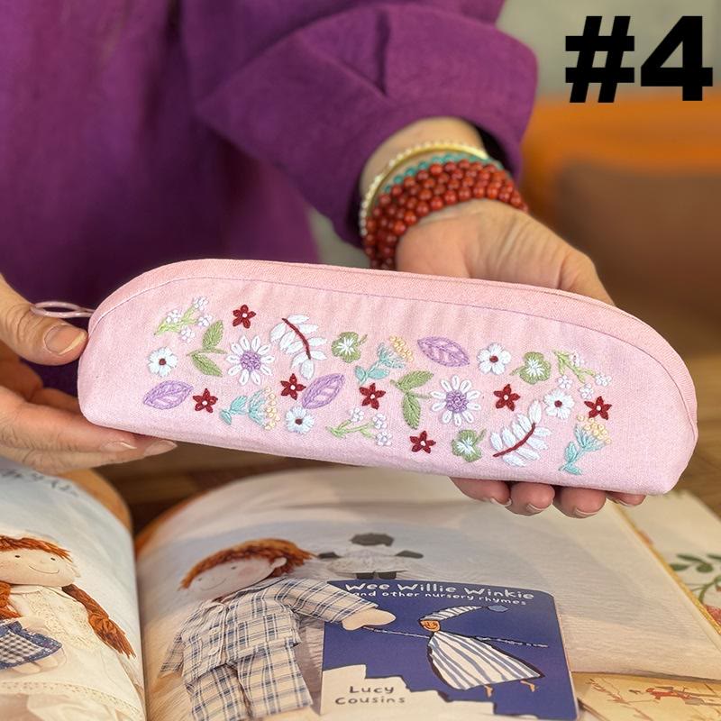 Embroidery Pencil Case Kits | Handmade Storage Box |  Children's Pencil Pouch - #4 - image 6