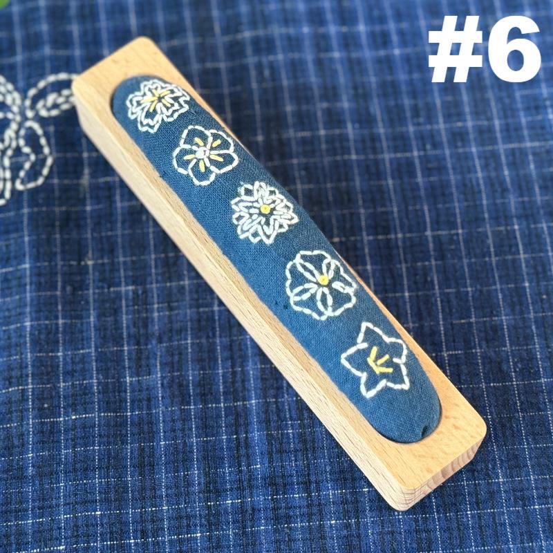 Embroidery Pin Cushion Kit | Floral  Botanical Craft | Needle Gifts For Beginners - #6 - image 8