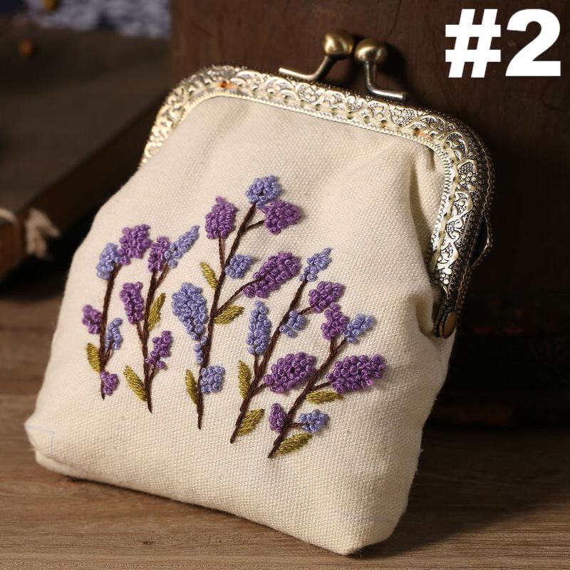 Handmade Mini Lock Coin Purse Kit | Vintage Wallet Handicraft |  Diy Sewing Bag  - #2 - image 2