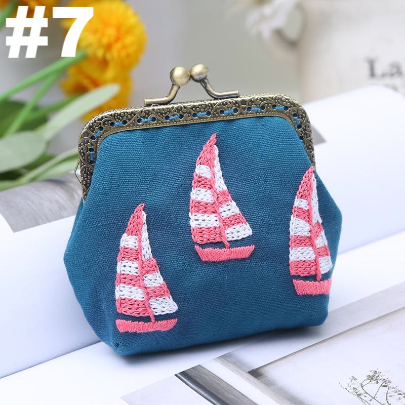 Handmade Mini Lock Coin Purse Kit | Vintage Wallet Handicraft |  Diy Sewing Bag  - #7 - image 7