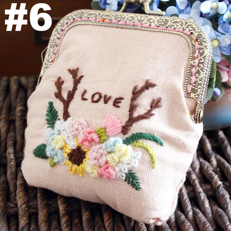 Handmade Mini Lock Coin Purse Kit | Vintage Wallet Handicraft |  Diy Sewing Bag  - #6 - image 6