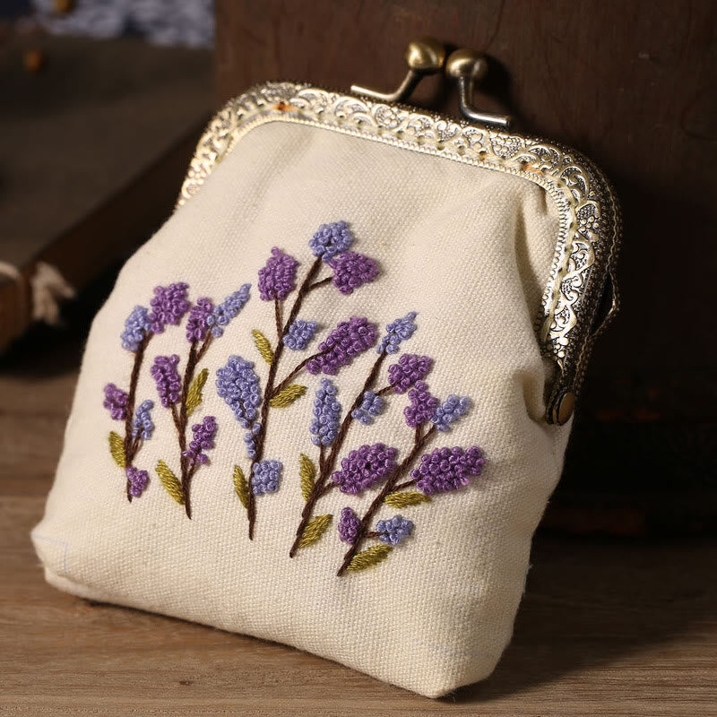 Handmade Mini Lock Coin Purse Kit | Vintage Wallet Handicraft |  Diy Sewing Bag  - image 0