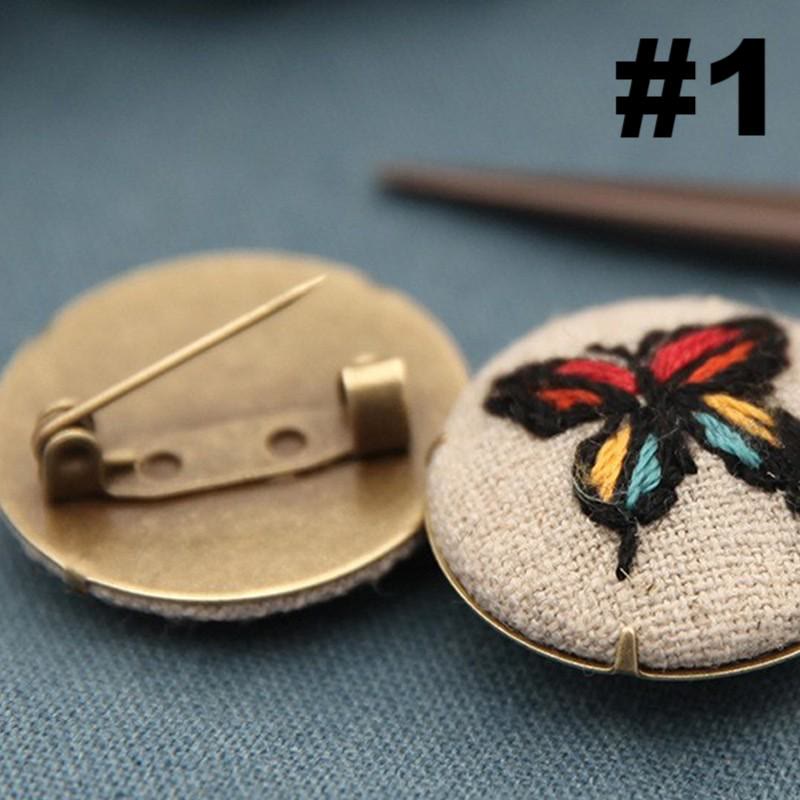  Embroidery Badge Brooch | Unique Cloth Decoration | Gifts For Handmake Lovers - Butterfly - image 4