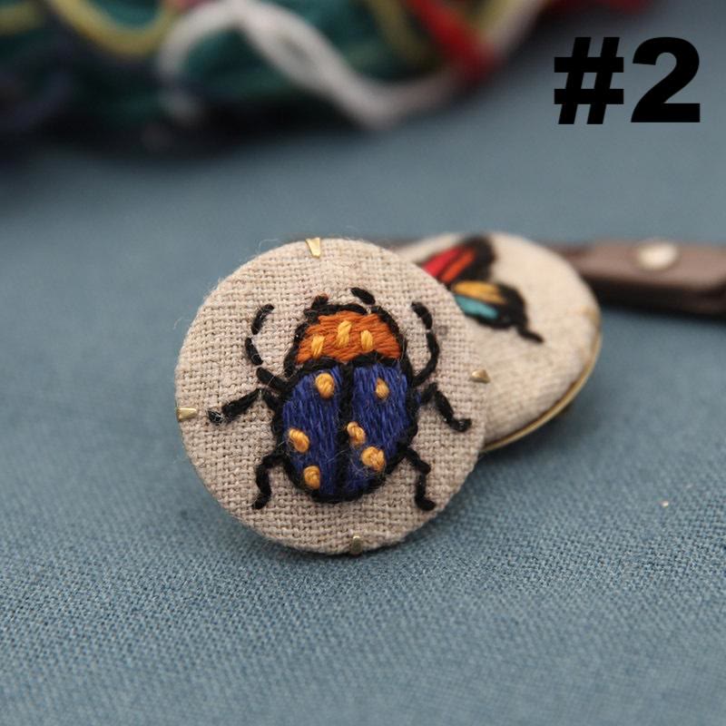  Embroidery Badge Brooch | Unique Cloth Decoration | Gifts For Handmake Lovers - Ladybug - image 5