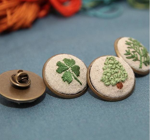  Embroidery Badge Brooch | Unique Cloth Decoration | Gifts For Handmake Lovers - image 1