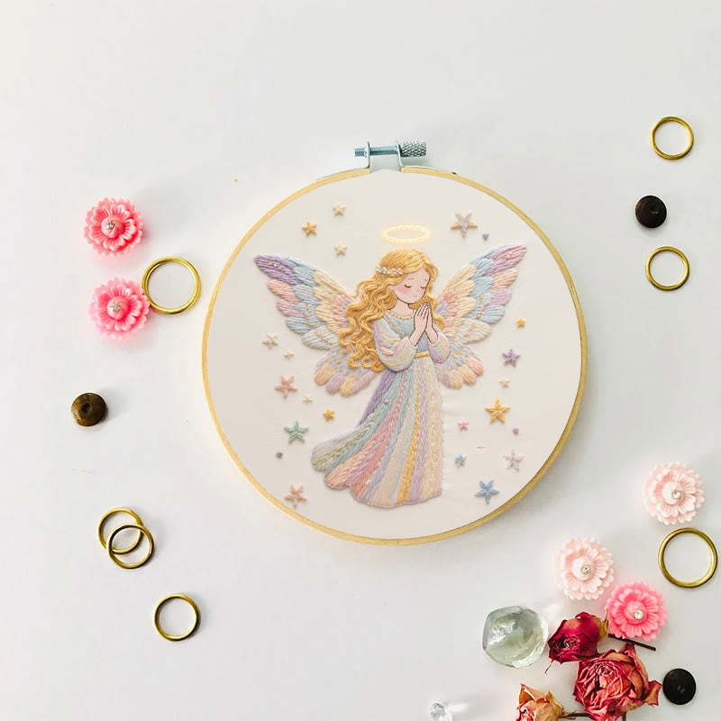 Rubbyoo Embroidery Kit - Pretty Angel | Starter Needle Craft | Gift For Holiday - image 3
