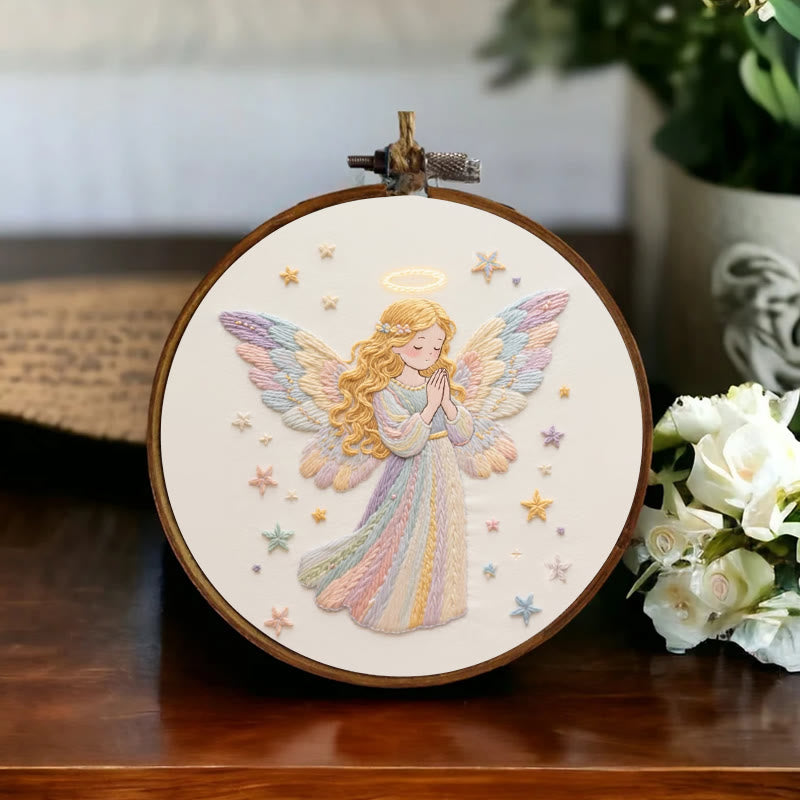 Rubbyoo Embroidery Kit - Pretty Angel | Starter Needle Craft | Gift For Holiday - image 5